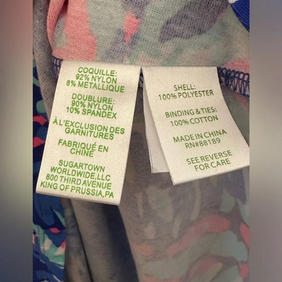 LILLY PULITZER RARE Sm Britta Top One Shoulder Drape Cape Dolman SAMPLE Resort - Picture 9 of 10